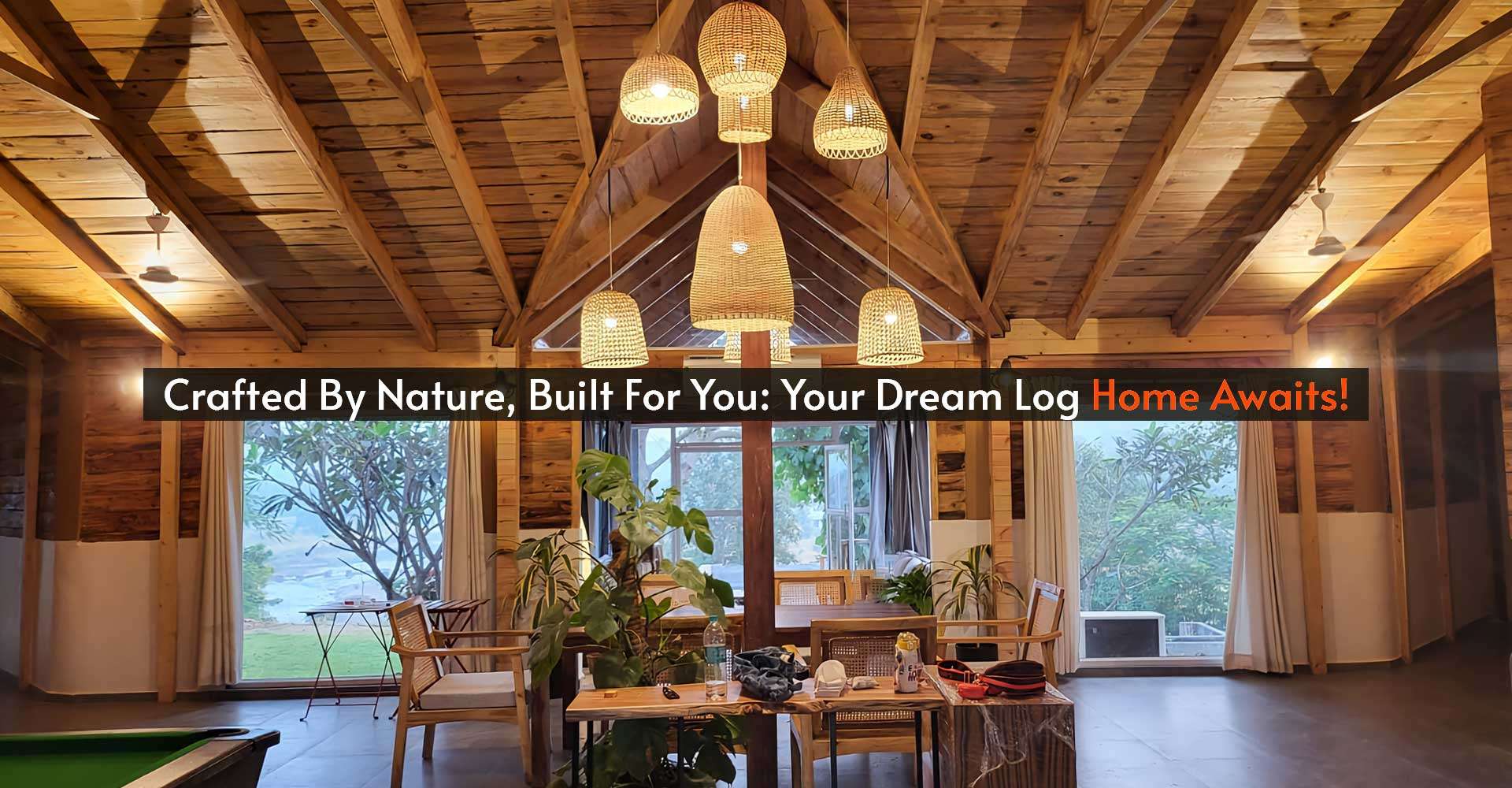 Rooftop Wooden House in India