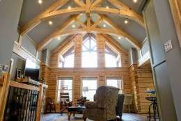 Log-built resorts and hotel cottages